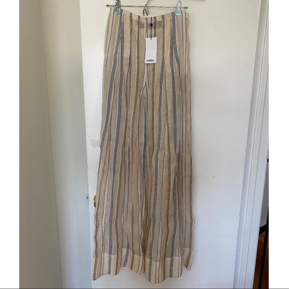 Jacquemus embroidered wide leg pants